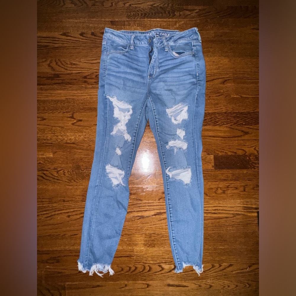 American Eagle - Size 14 (Regular), High Rise Jeans